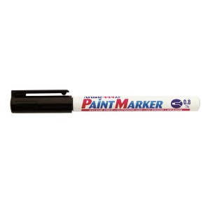 Marker cu vopsea, varf 0.8 mm, negru, ARTLINE 444XF