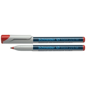 Marker OH nepermanent, 1.0 mm, rosu, SCHNEIDER Maxx 225 M