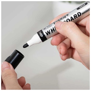 Marker pentru tabla, varf 2.5mm, albastru, DELI - Img 4