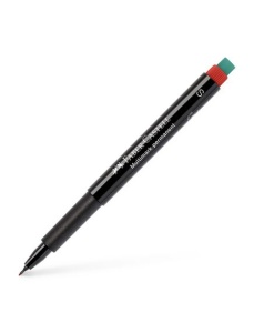Marker permanent S FABER-CASTELL Multimark, rosu - Img 2