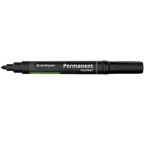 Marker permanent, varf 2.5 mm, negru, 8566 CENTROPEN