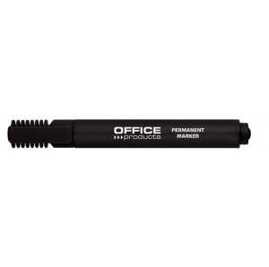 Marker permanent, varf tesit 1-5mm, negru, OFFICE PRODUCTS - Img 2