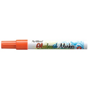 Marker tabla magnetica sticla, portocaliu, ARTLINE Glassboard