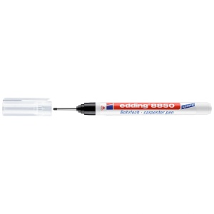 Marker tamplarie varf lung, varf 1.0 mm, corp plastic, negru, EDDING 8850