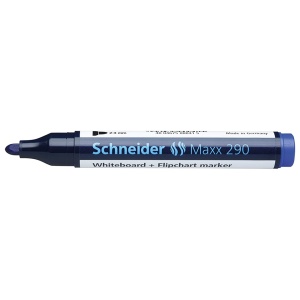 Marker whiteboard, varf 2-3mm, albastru, SCHNEIDER Maxx 290 - Img 2