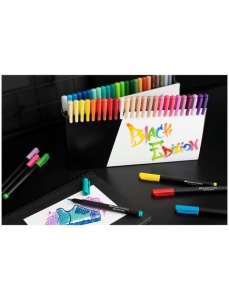 Markere tip pensula 50 culori/set, Black Edition FABER-CASTELL - Img 2
