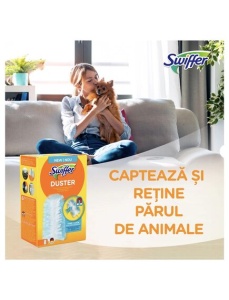Pamatuf praf cu 4 rezerve, Duster Kit SWIFFER Duster - Img 5