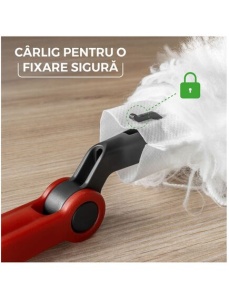 Pamatuf praf cu maner lung VILEDA Flex and Catch, cu o rezerva - Img 3