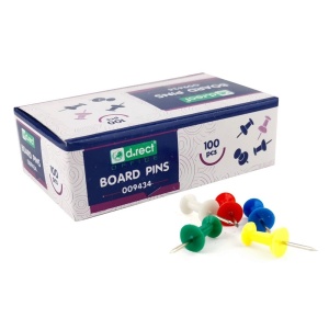 Pioneze panou pluta/textil, 100 buc/cutie, D.RECT