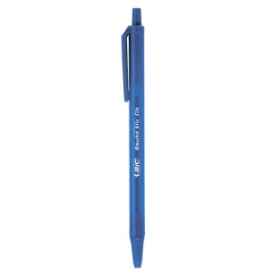 Pix cu mecanism, 1.0mm, albastru, BIC Round Stic Clic - Img 2