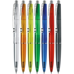 Pix cu mecanism, clema metalica, albastru, SCHNEIDER K20 Icy Colours