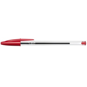 Pix fara mecanism, 1.0 mm, rosu, BIC Cristal Medium