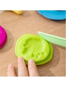 Plastilina modelatoare 12 culori/set, 100 g, Dough DELI - Img 4
