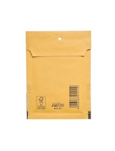 Plic antisoc A11, 100x165 mm (interior), kraft, siliconic, 200 buc/cutie