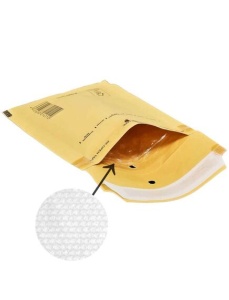 Plic antisoc C13, 150x215mm (interior), kraft, siliconic, 100 buc./cutie - Img 2