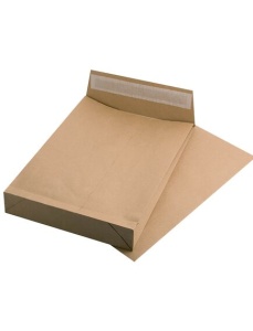 Plic B4 kraft siliconic cu burduf 10 cm