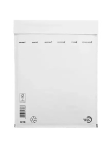 Plic cu protectie H18, 270x360mm (interior), alb, siliconic, 100 buc./cutie