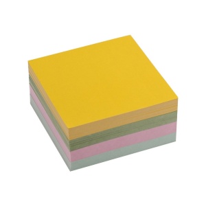 Rezerva cub hartie color 8.5x8.5cm, 400 file/set, D.RECT - Img 2