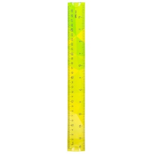Rigla din plastic, 30 cm, flexibila, DELI 651 - Img 4