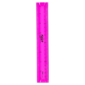 Rigla din plastic flexibila, 20 cm, DELI - Img 2