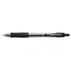 Roller cu gel, 0.7 mm, negru, G2 PILOT