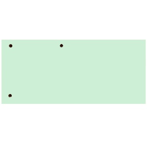 Separatoare biblioraft, 3 perforatii, verde, 100 file/set