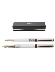 Set cadou stilou si pix, alb, SE268 DACO