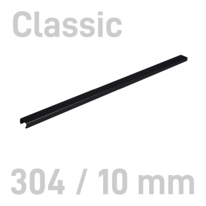 Sina metalica structura panzata, A4, 10 mm, 10 buc/set, negru, OPUS