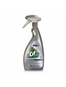 Solutie curatare suprafete din inox, 750 ml, CIF Professional
