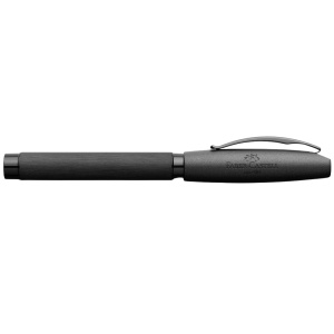 Stilou, penita medie, corp aluminiu, negru, Essentio FABER-CASTELL - Img 3