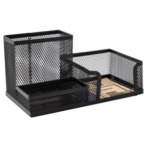 Suport accesorii birou, 3 compartimente, MESH