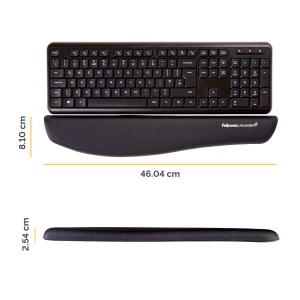 Suport tastatura si incheieturi cu gel, negru, FELLOWES - Img 2