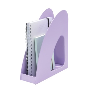Suport vertical plastic pentru cataloage, violet, HAN Re-Loop Pastel - Img 2
