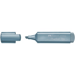 Textmarker FABER-CASTELL 1546 Metallic, albastru - Img 2