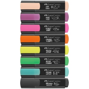 Textmarker FABER-CASTELL Grafitti, 8 culori/set - Img 2
