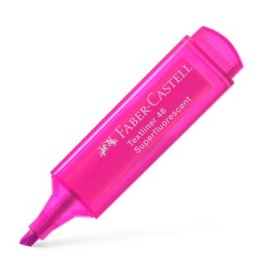 Textmarker super-fluorescent, varf 1-5 mm, roz, 1546 FABER-CASTELL - Img 3