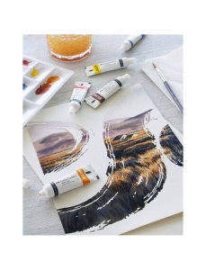 Acuarele cu paleta pictura, 12 tuburi /set, FABER-CASTELL - Img 2