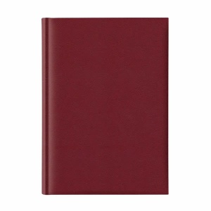 Agenda A5, nedatata, coperta bordeaux