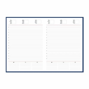 Agenda A5, nedatata, coperta turcoaz - Img 2