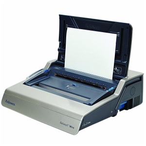 Aparat de indosariat manual, inele metal, max. 130 coli, FELLOWES Galaxy Wire - Img 2