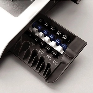 Aparat de indosariat manual, inele plastic, max. 150 coli, FELLOWES Star+ 150 - Img 4