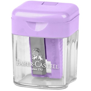 Ascutitoare plastic simpla, cu container, FABER-CASTELL - Img 3