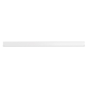 Bagheta din plastic pentru legat documente, 15 mm, 50 buc/set, alb