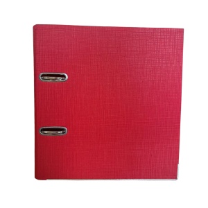 Biblioraft A5 plastifiat PP, 7.5 cm, rosu, OPTIMA - Img 2