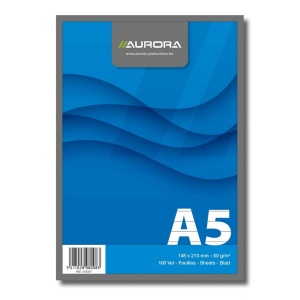 Blocnotes A5, 100 file, dictando, AURORA Office