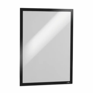 Buzunar magnetic autoadeziv A3, 2 buc/set, negru, DURABLE Duraframe