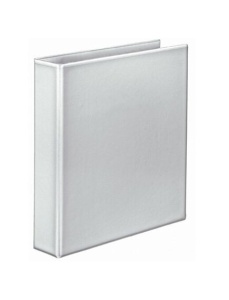 Caiet mecanic A4, 4 inele 40 mm, cu buzunar, alb, OPTIMA