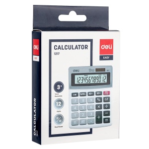 Calculator de birou cu 12 digiti DELI 1217 - Img 4