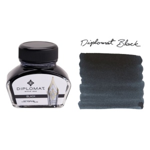 Calimara cu cerneala DIPLOMAT Octopus, negru, 30 ml