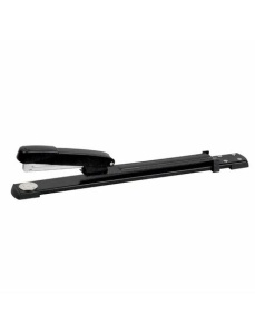 Capsator cu brat lung 25 coli, capse 24/6, 26/6, negru